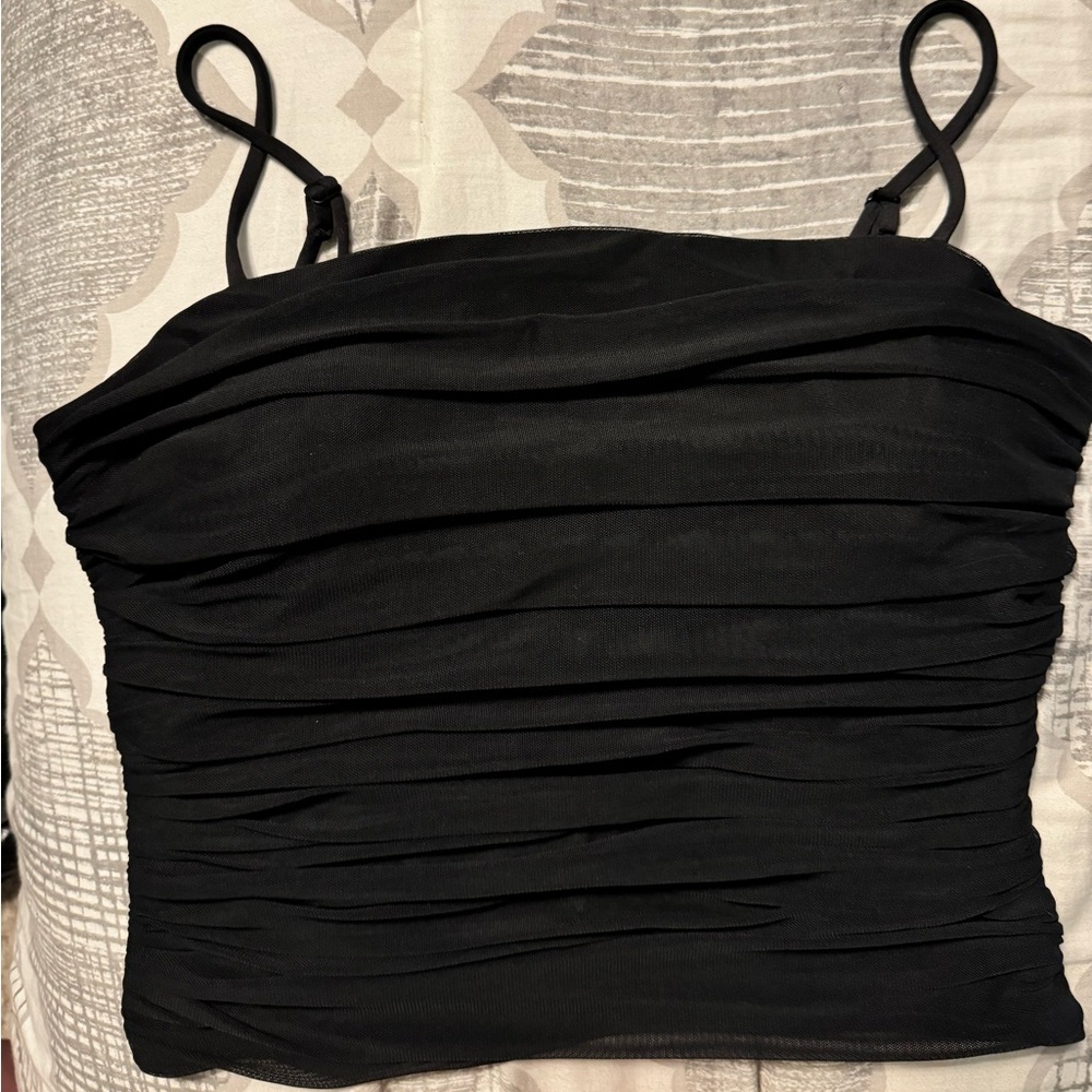 Black ruched Express shirt!